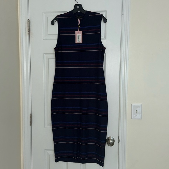 Ted Baker London Dresses & Skirts - Stripe Sleeveless midi dress by Ted Baker